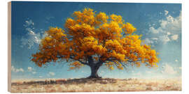 Cuadro de madera The arrival of autumn - DejaReve