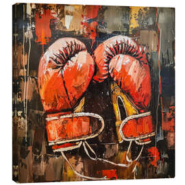 Canvas print Boxing gloves - DejaReve