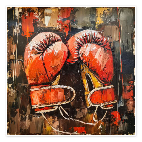 Póster Boxing gloves