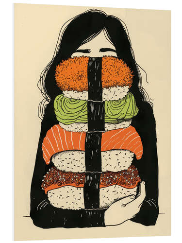 Cuadro de PVC Sushi Hug