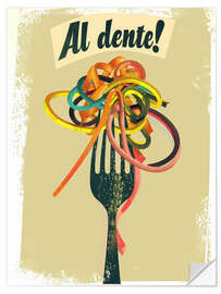 Sisustustarra Rainbow spaghetti, al dente!