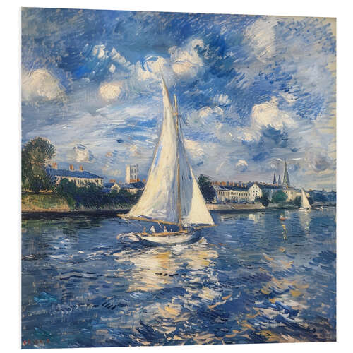 Foam board print Afternoon sail