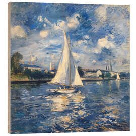 Cuadro de madera Afternoon sail
