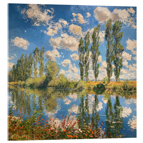 Akryylilasitaulu Sunny afternoon by the river