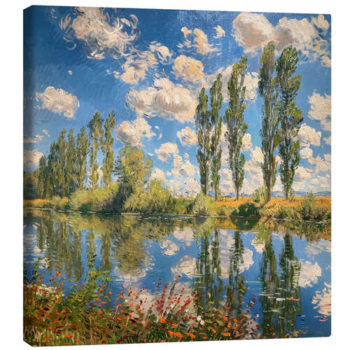Canvas print Sunny afternoon by the river