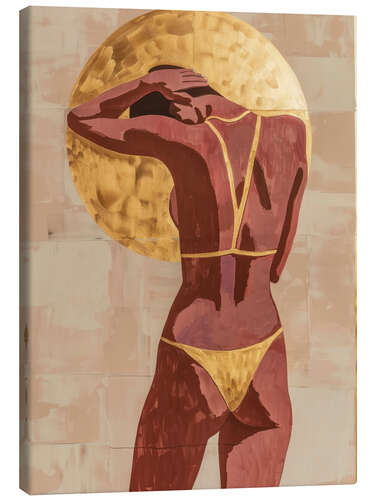Canvas print Beach body