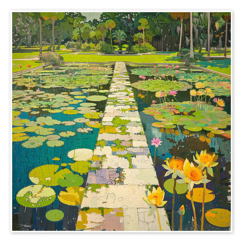 Póster Тhe paradise of the lilies