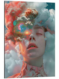 Stampa su alluminio Dreaming Woman - Nikita Abakumov