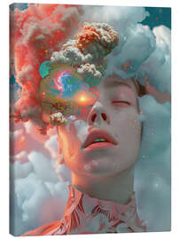 Stampa su tela Dreaming Woman - Nikita Abakumov