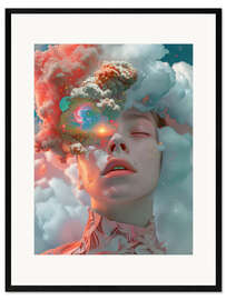 Framed art print Dreaming Woman