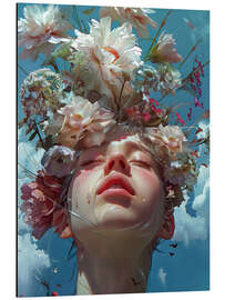 Stampa su alluminio Flower Girl - Nikita Abakumov
