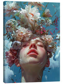 Stampa su tela Flower Girl