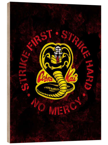 Holzbild Cobra Kai