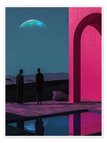 Poster Moon Watchers