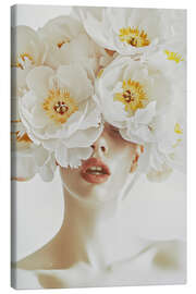 Lienzo Peonie Girl - Frank Daske