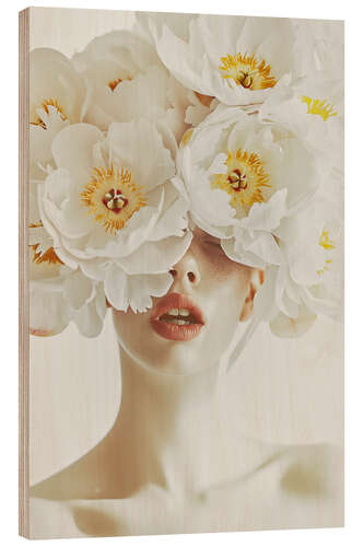 Puutaulu Peonie Girl