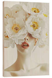 Puutaulu Peonie Girl - Frank Daske