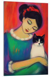 Gallery Print Portrait mit Katze