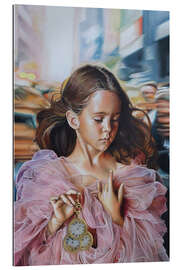 Gallery print The girl with three clocks