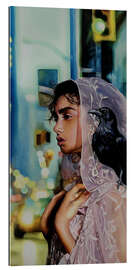 Galleriataulu Veiled woman with raven