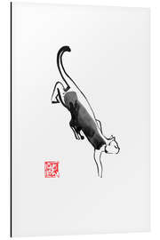 Alubild Schleichende Katze