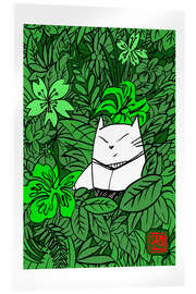 Acrylic print Momoneko in the jungle - Péchane