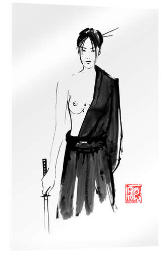 Cuadro de metacrilato Geisha warrior