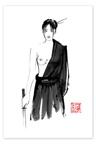 Poster Geisha-Kriegerin