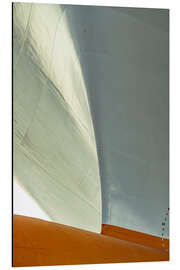 Alubild Gebogene Linien