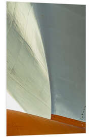 Hartschaumbild Gebogene Linien