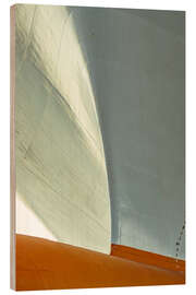 Holzbild Gebogene Linien