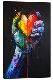 Obraz na płótnie Holding onto love - Bettina Dittmann
