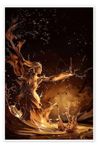Poster Lady Liquid