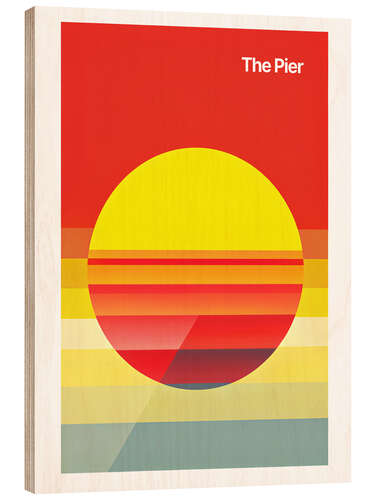 Tableau en bois The Pier