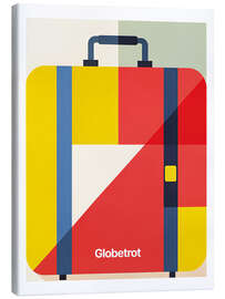 Canvas print Globetrot - Gradient Grooves
