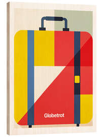 Tableau en bois Globetrot - Gradient Grooves