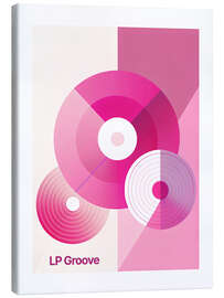 Stampa su tela LP Groove - Gradient Grooves