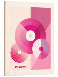 Puutaulu LP Groove - Gradient Grooves