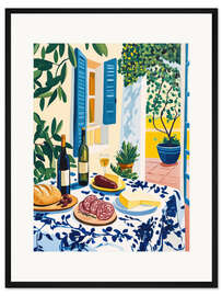 Gerahmter Kunstdruck Italienisches Aperitif