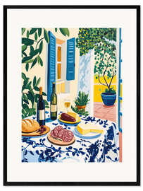 Kunsttryk i ramme Italian happy hour