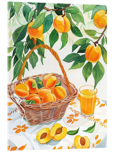 Akrylbilde Fresh Peaches