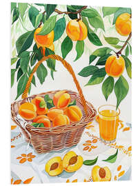 Foam board print Fresh Peaches - Felipe Hora