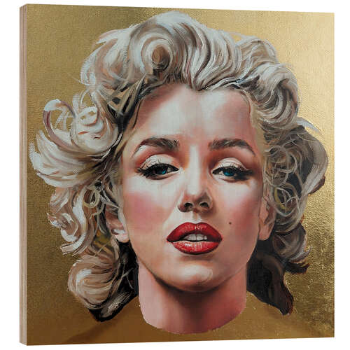 Cuadro de madera Marilyn Monroe Pop Art Portrait