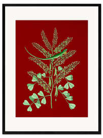 Gerahmter Kunstdruck Pl.066, Tier und Pflanze