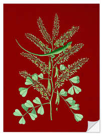 Wandsticker Pl.066, Tier und Pflanze