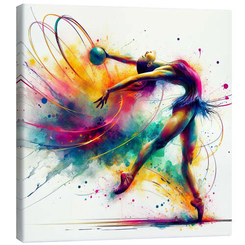 Canvas print Rhythmic gymnastics