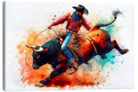 Tableau sur toile Cowboy at the Rodeo II