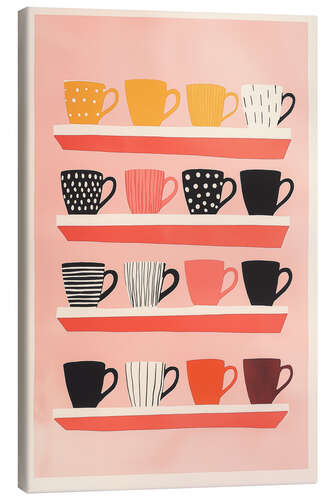 Lerretsbilde All cups in the cupboard
