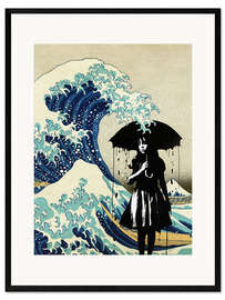 Framed art print Under the wave