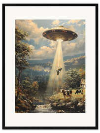 Framed art print Alien Cowspiracy - Dikhotomy